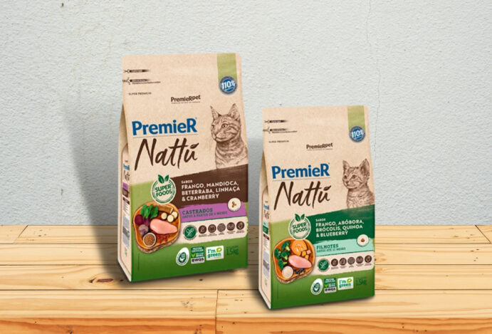 Linha da Premierpet agora para gatos