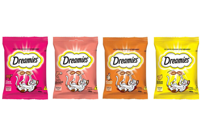 Imagem relacionada a: Dreamies® apresenta novas embalagens e novo sabor de petisco para gatos
