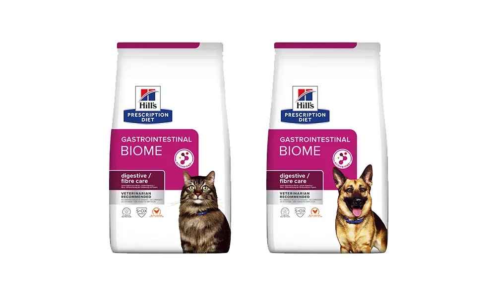 Hill’s Pet Nutrition lança alimento que melhora a saúde gastrointestinal em cães e gatos Cães e gatos
