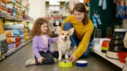 rações em pet shops
