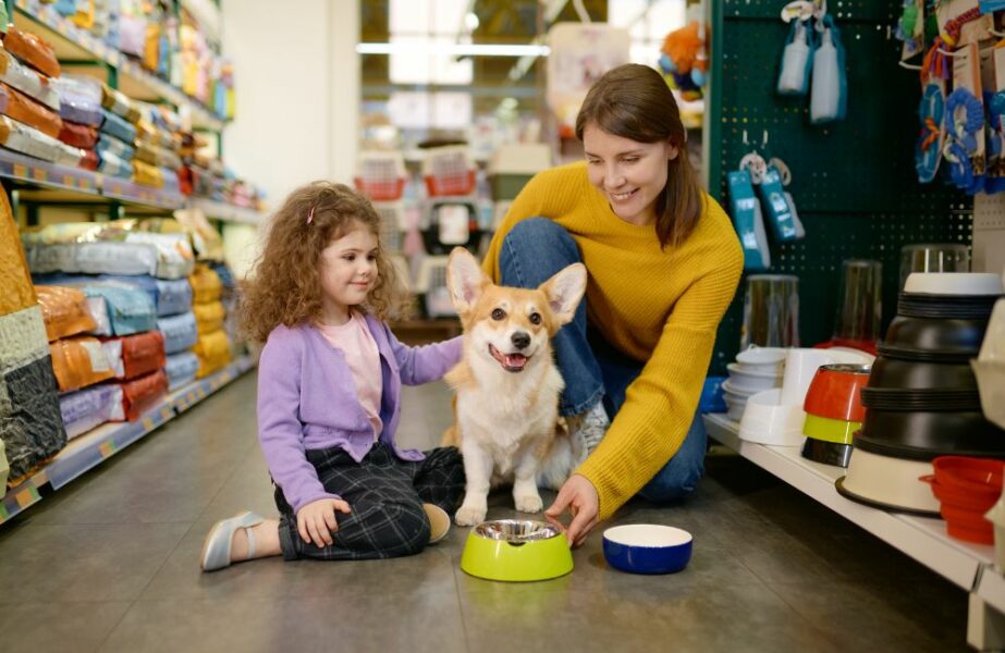 rações em pet shops
