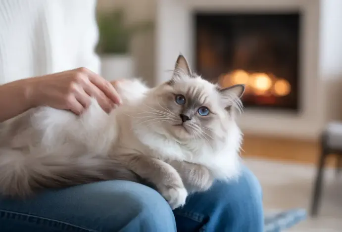 Gato ragdoll: colinho e chamego para relaxar