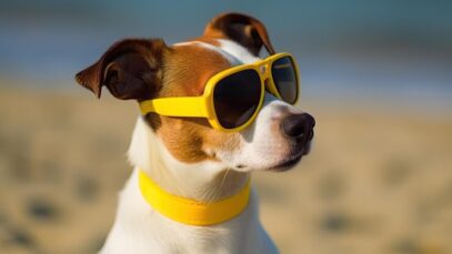 cachorro-jack-russell-com-oculos-de-sol-amarelos-em-uma-praia-ia-generativa_123827-24217 hipertermia
