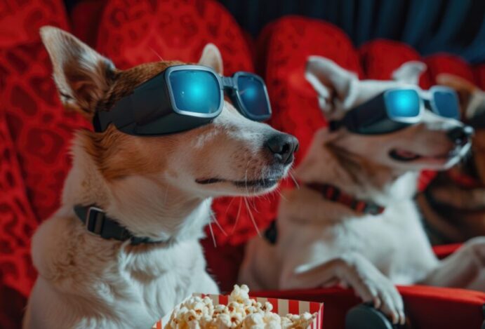 cinema para pets