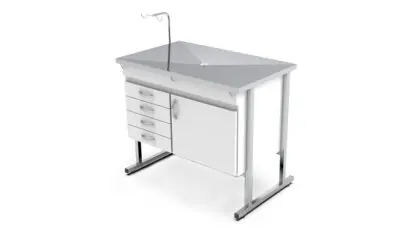 Mesa de atendimento veterinário