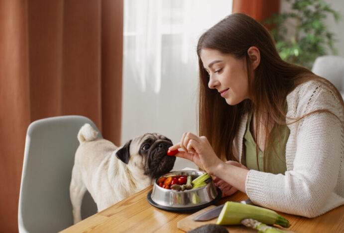 close-up-dog-eating-healthy-food