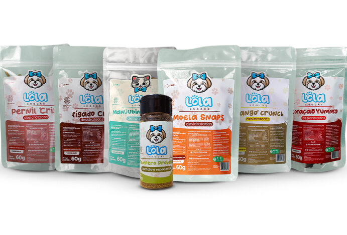 petiscos desidratados Lola Snacks