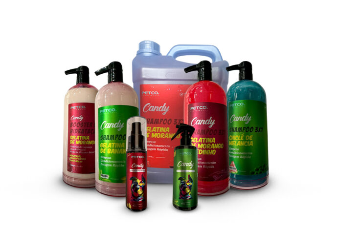 cosméticos para banhos Petco