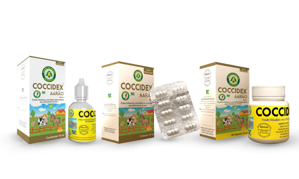 Suplemento vitamínico para aves 1 uplemento vitamínico, Aarão do Brasil