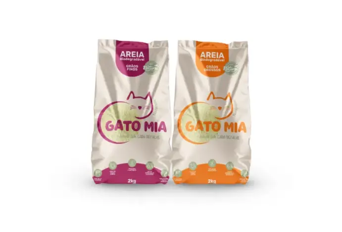 areias higiênicas Gato Mia