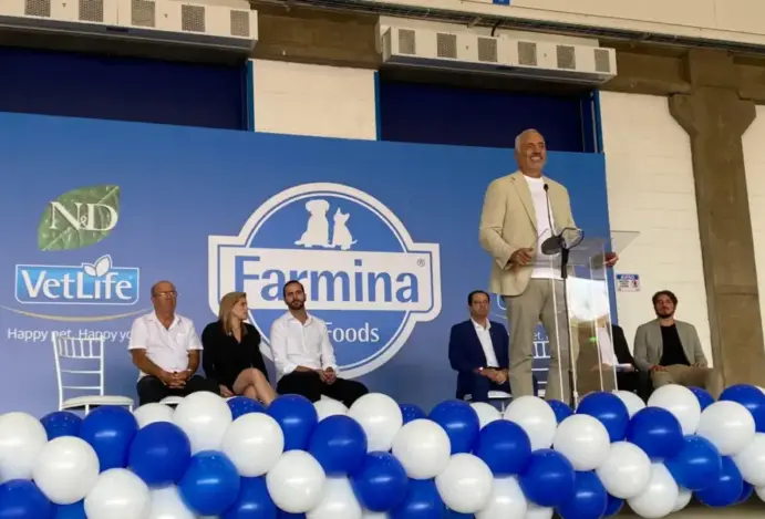 Empresa faturou R$ 400 milhões em 2024, o que representa uma expansão de 25% em comparação com o ano anterior Farmina investe R$ 45 mi em CD para dobrar produção no Brasil