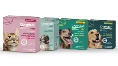 Chemitec relança linha de vermífugos para cães e gatos