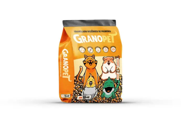 Granulado higiênico atende répteis, roedores e aves