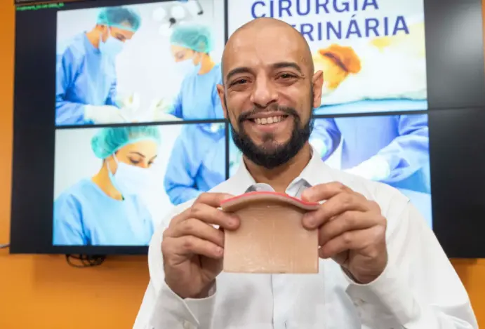 Simulavet cria pele artificial para treinar cirurgias veterinárias