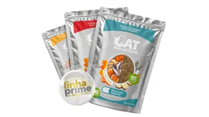 Dog Natural Food expande Linha Prime com alimento natural felino