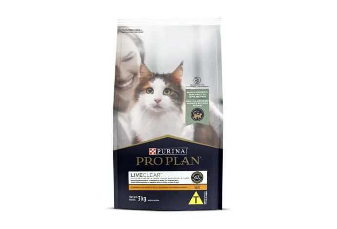 Purina Pro Plan LiveClear combina nutrição e tecnologia para reduzir alérgenos felinos